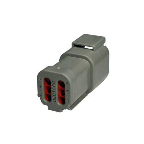 DTM04-6P-E003 德驰DTM系列汽车连接公端子护套