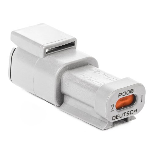 DTM04-2P-P006 德驰DTM系列2孔汽车连接器公端子护套